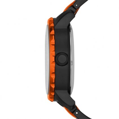  Nate Multifunction Silicone Watch – Black and Red 