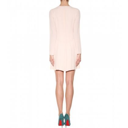 Rochie mătase cu motiv floral