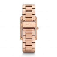 Florence Three Hand Stainless Steel Watch - Rose 