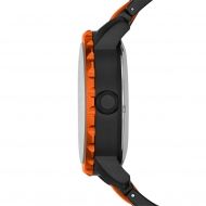  Nate Multifunction Silicone Watch – Black and Red 