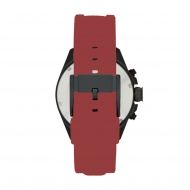  Decker Chronograph Silicone Watch - Burgundy 