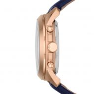  Grant Automatic Leather Watch - Blue 