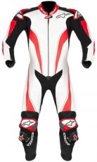 Alpinestars Race Replica Leather Suit - White/Red
