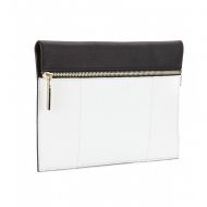 Zip Small lizard leather clutch