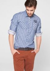 Cămașă Plaid cu broderie