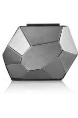 Черна стилна чанта от кожа