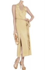 Belted stretch-jersey dress