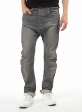 Grey Arc Leg Jeans